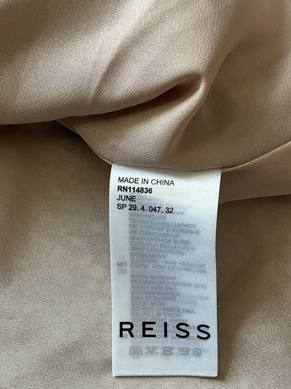 NWT Reiss June Lace Navy Blue Dress, size US 2 - Picture 9 of 14